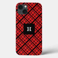 Red Buffalo Plaid iPhone / iPad case