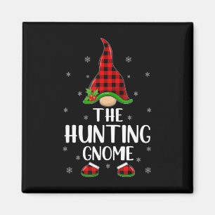 Red Buffalo Plaid Matching The Hunting Gnome Chris Magnet