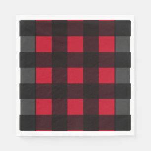 Red Buffalo Plaid Napkin