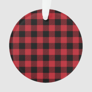 Red Buffalo Plaid Ornament
