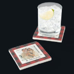 Red Buffalo Plaid & Personal Name And Photo Stone Coaster<br><div class="desc">Step into the world of timeless style with our Classic Red Buffalo Plaid personalized products on Zazzle! Whether you're looking to add a touch of rustic charm to your life or searching for the perfect gift, our collection has something for everyone. Discover the enduring charm of Red Buffalo Plaid and...</div>