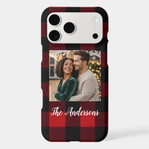 Red Buffalo Plaid & Reindeer Personal Name