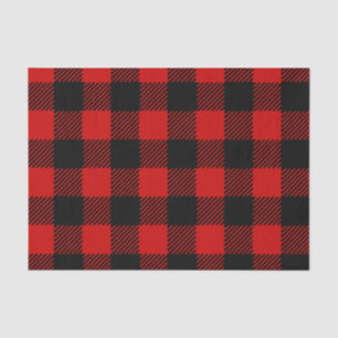 Red Buffalo Plaid Tissue Paper