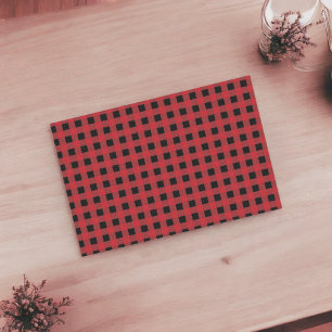 Red Buffalo Plaid Tissue Paper 