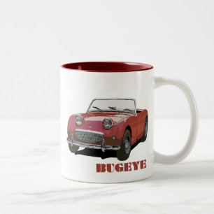 Red Bugeye Two-Tone Coffee Mug