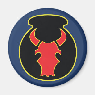 Red Bull CSIB-look emblem, w/Army blue magnet