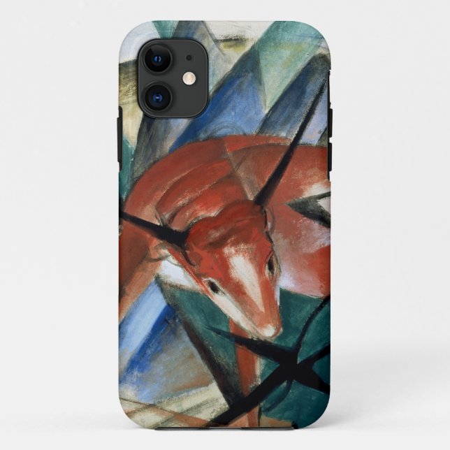 Red Bull (gouache on paper) Case-Mate iPhone Case (Back)