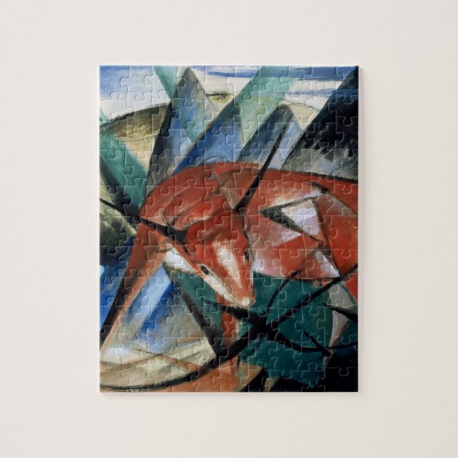 Red Bull (gouache on paper) Jigsaw Puzzle (Vertical)