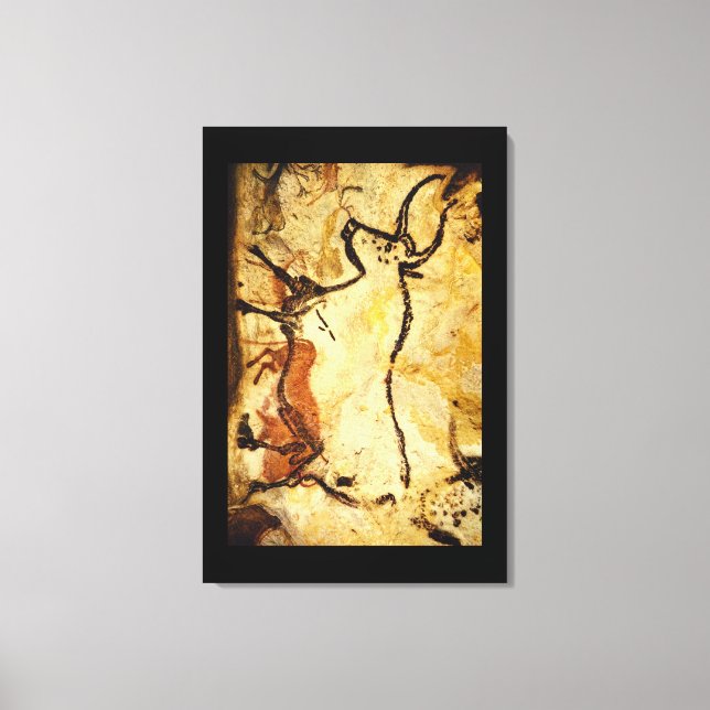 Red Bull', Lascaux, Dordogne_Art of Antiquity Canvas Print (Front)