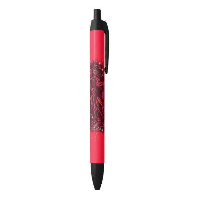Red Bull Running At Starry Night Pen Gift (Bottom (Vertical))