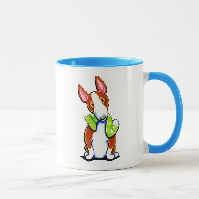 Red Bull Terrier Lets Play Mug (Right)