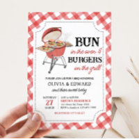 Red Burger BBQ Baby Shower
