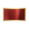 Red Burgundy Gold Framed Metallic Minimal Lux