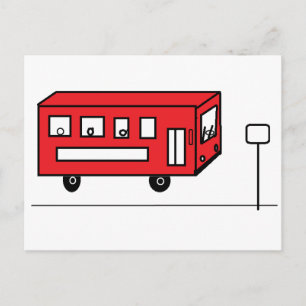 Red Bus Postcard