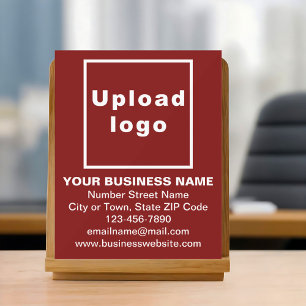 Red Business Acrylic Sign