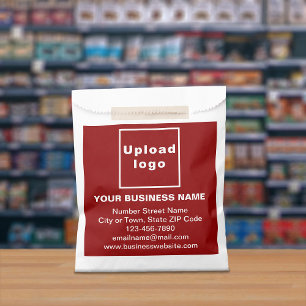 Red Business Brand Paper Bags