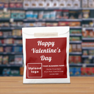 Red Business Brand; Valentine; Paper Bag