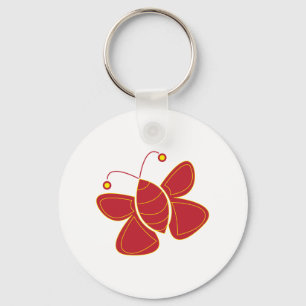 Red Butterfly  Keychain