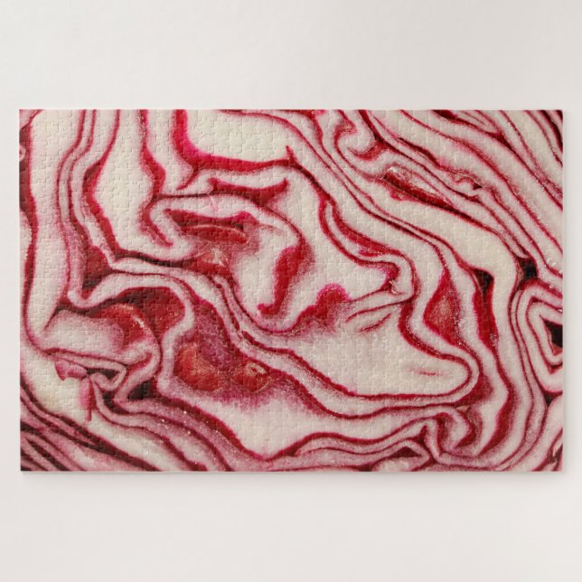 Red cabbage 1014-pc jigsaw puzzle (Horizontal)