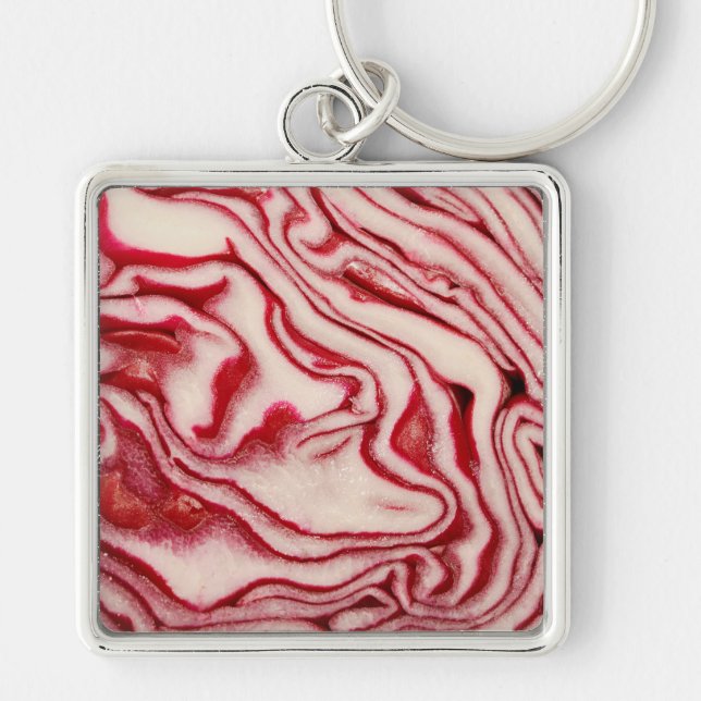 Red cabbage keychain (Front)