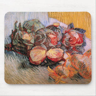 Red Cabbages and Onions by Vincent van Gogh Mouse Pad