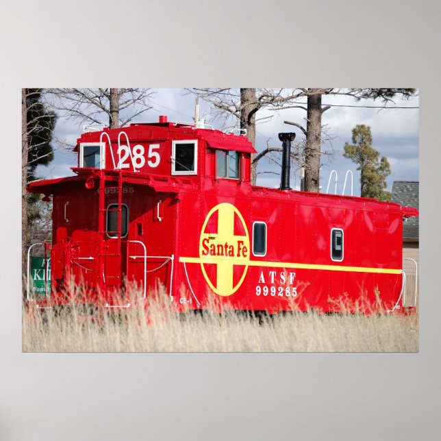 Red Caboose Poster (Front)