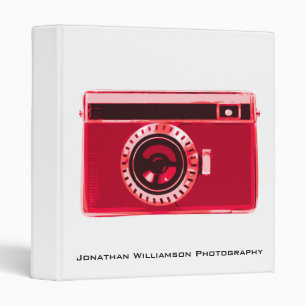 Red Camera Photography Business Binder