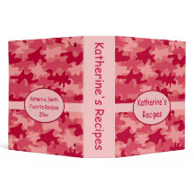 Red  Camo Camouflage Custom Notebook