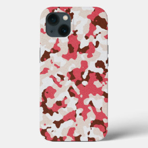 Red camouflage pattern Case-Mate iPhone case
