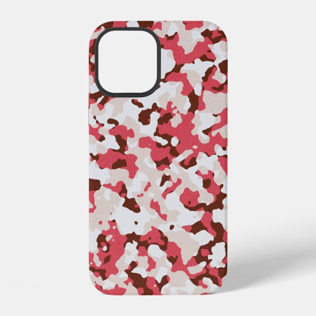 Red camouflage pattern Case-Mate iPhone case (Back)