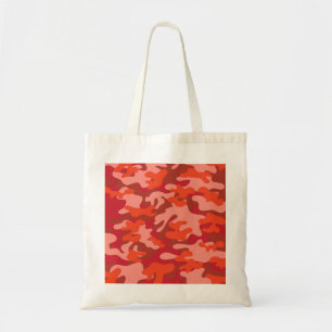 Red Camouflage Tote Bag