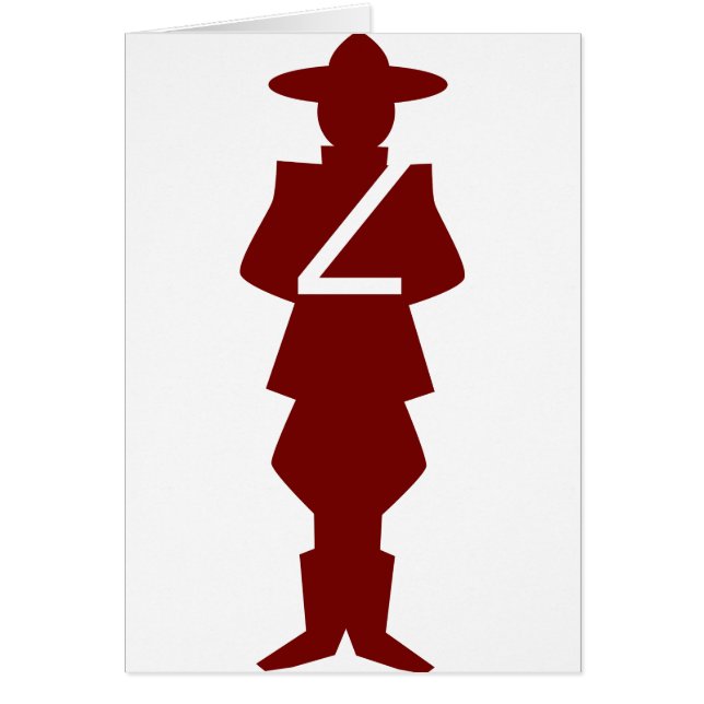 Red Canadian Mountie Icon (Front)