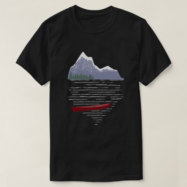 Red Canoe T-Shirt (Design Front)