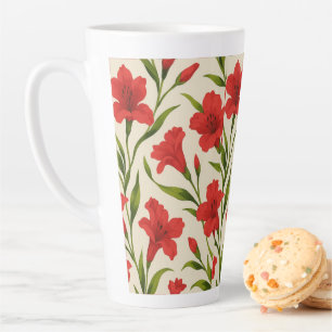 red canoes latte mug