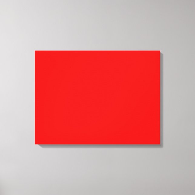 Red Canvas Print (Front)
