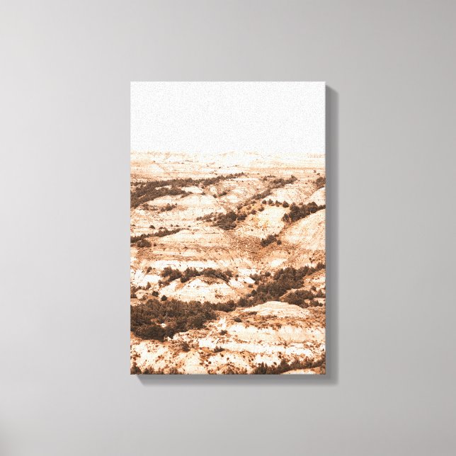 Red Canyon Landscape  Canvas Print (Front)