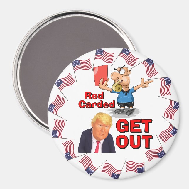Red Carded Magnet (Front/Back)