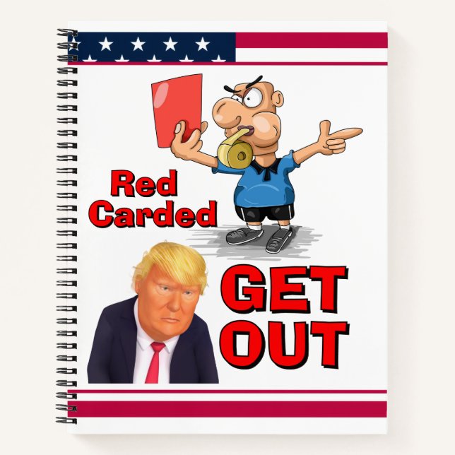 Red Carded Notebook (Front)