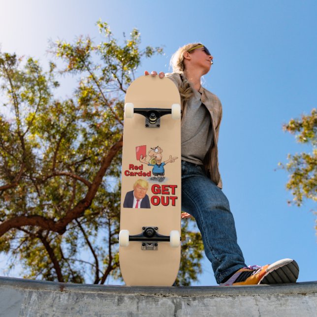 Red Carded Skateboard (Outdoor 1)