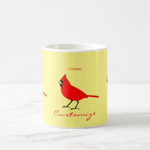 Red Cardinal Bird Thunder_Cove Coffee Mug