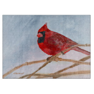 Red Cardinal Cutting Board