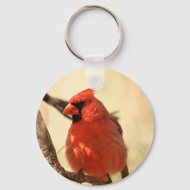 Red Cardinal  Keychain (Front)