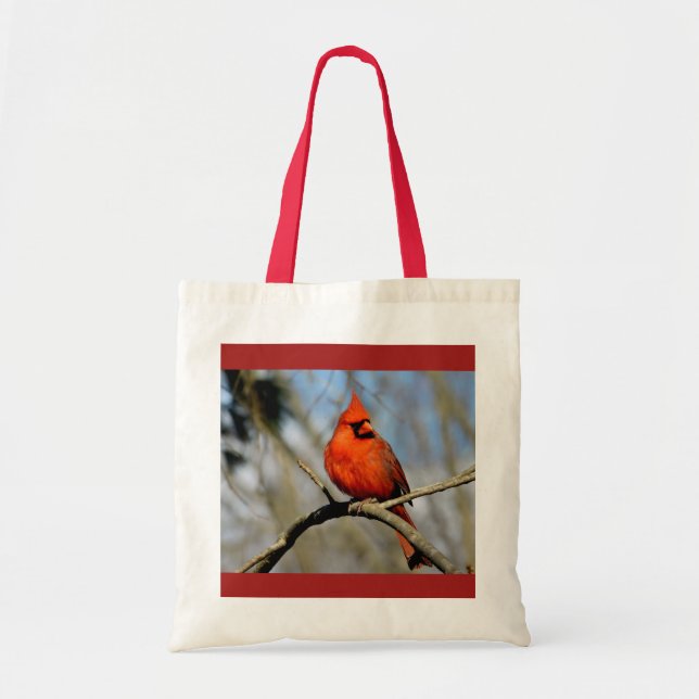 Red Cardinal (Spring) Tote Bag (Front)