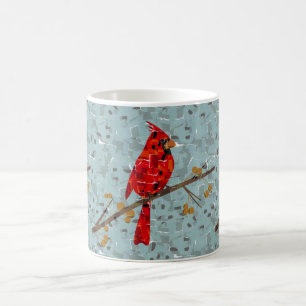 Red Cardinal , the bird of Christmas Coffee Mug