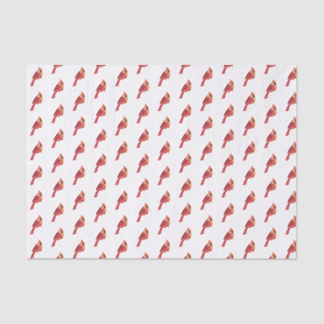 Red Cardinal Tissue Paper (Front)