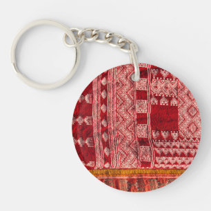 Red Carpet At Market Keychain