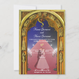 Red Carpet-candles Invitation