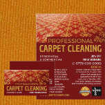 Red Carpet, Carpet Cleaner, Cleaning Service Flyer<br><div class="desc">Red Carpet, Carpet Cleaner, Cleaning Service Advertising Flyer by The Business Card Store.</div>