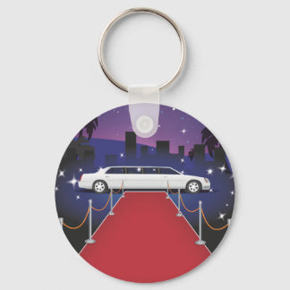 Red Carpet Celebrity Limo Keychain