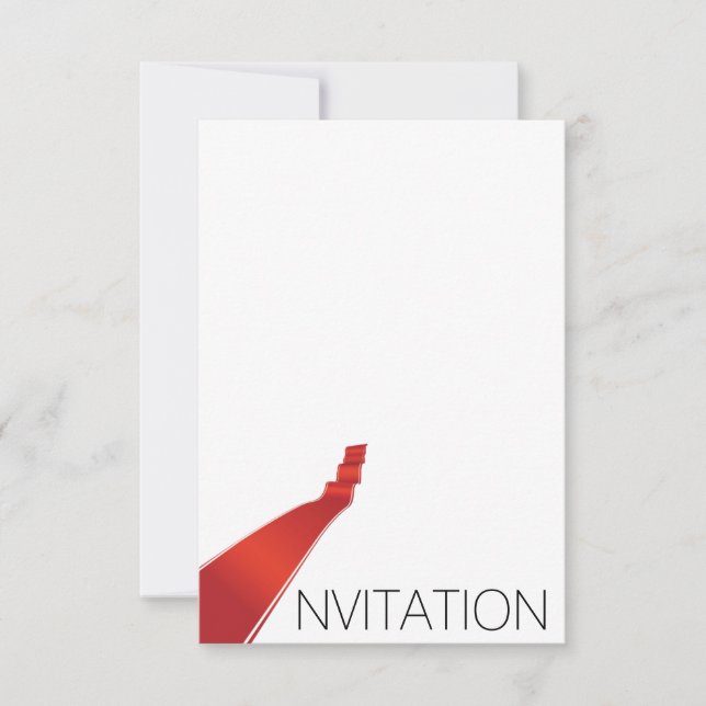 Red Carpet Club Invitation Vip Invitation (Devant)